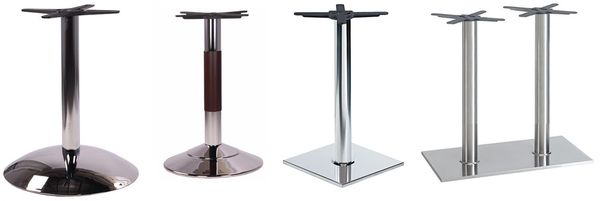 Kovové nohy ke stolu chromované Kovové nohy ke stolu chromované