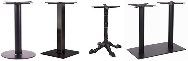 Nohy ke stolu kovové Kovové nohy ke stolu