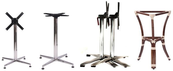 Nerezové nohy ke stolu Nohy ke stolu nerezové